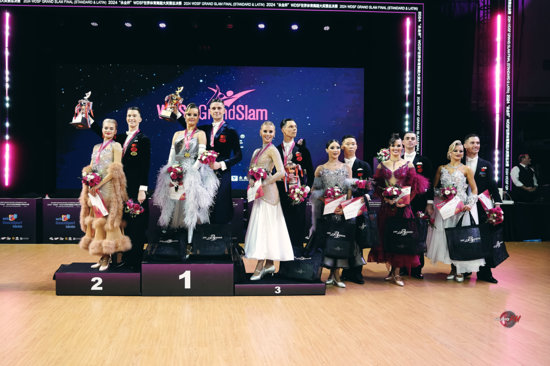 GrandSlam Final Shanghai Standard 2024 Podium GrandSlam Final Shanghai Standard 2024 Podium