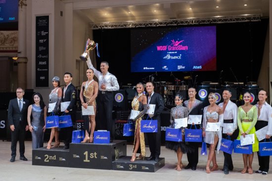 2025 Super Grand Prix PD Latin blackpool podium 2025 Super Grand Prix PD Latin blackpool podium